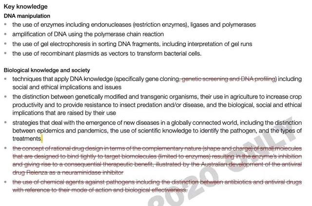 本周五就考的VCE生物，你们都准备好了吗？